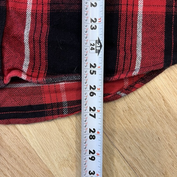 Chubbies Flannel Shirt Men's Large Red Plaid Long Sleeve Button Down Casual Work - Picture 11 of 11